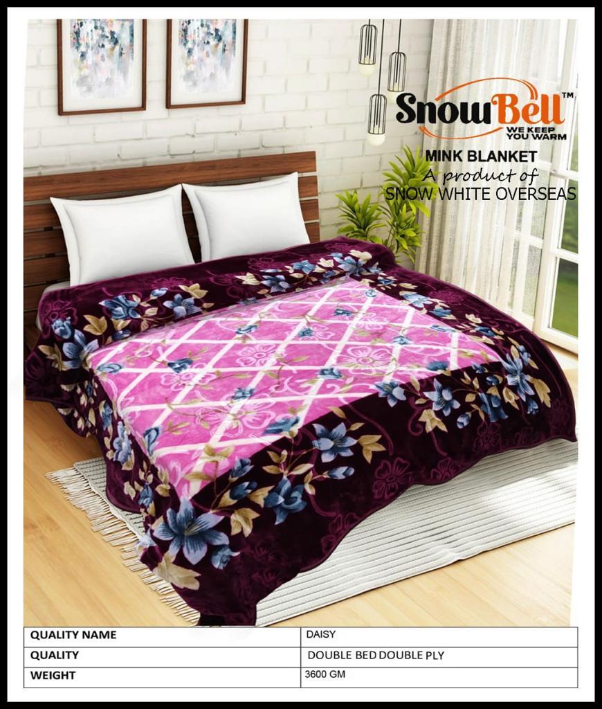 Snowbell Mink Blanket - Color: Solid Colors And Printed