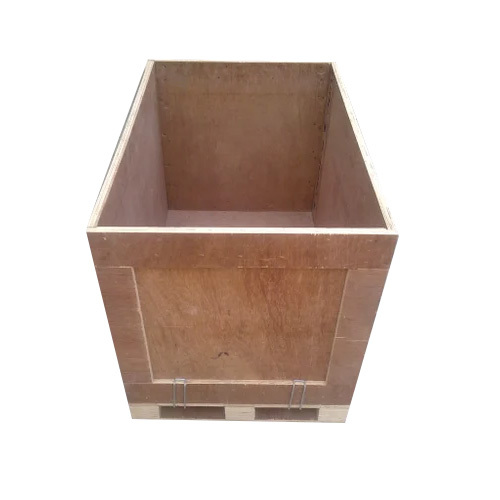 Nailless Plywood Boxes - Wood, Different Sizes | Matte Lamination, Rectangular Shape For Industrial Packaging