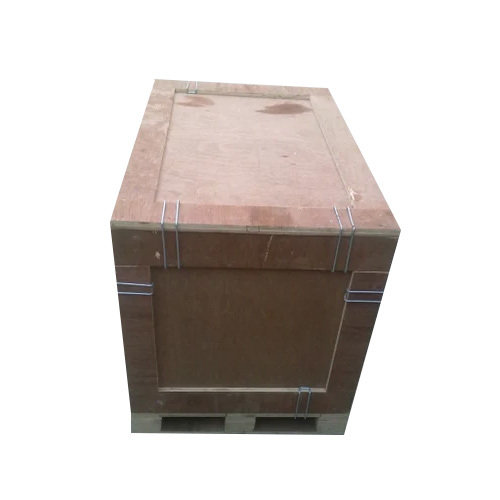 Nailless Plywood Boxes - Wood, Different Sizes | Matte Lamination, Rectangular Shape For Industrial Packaging