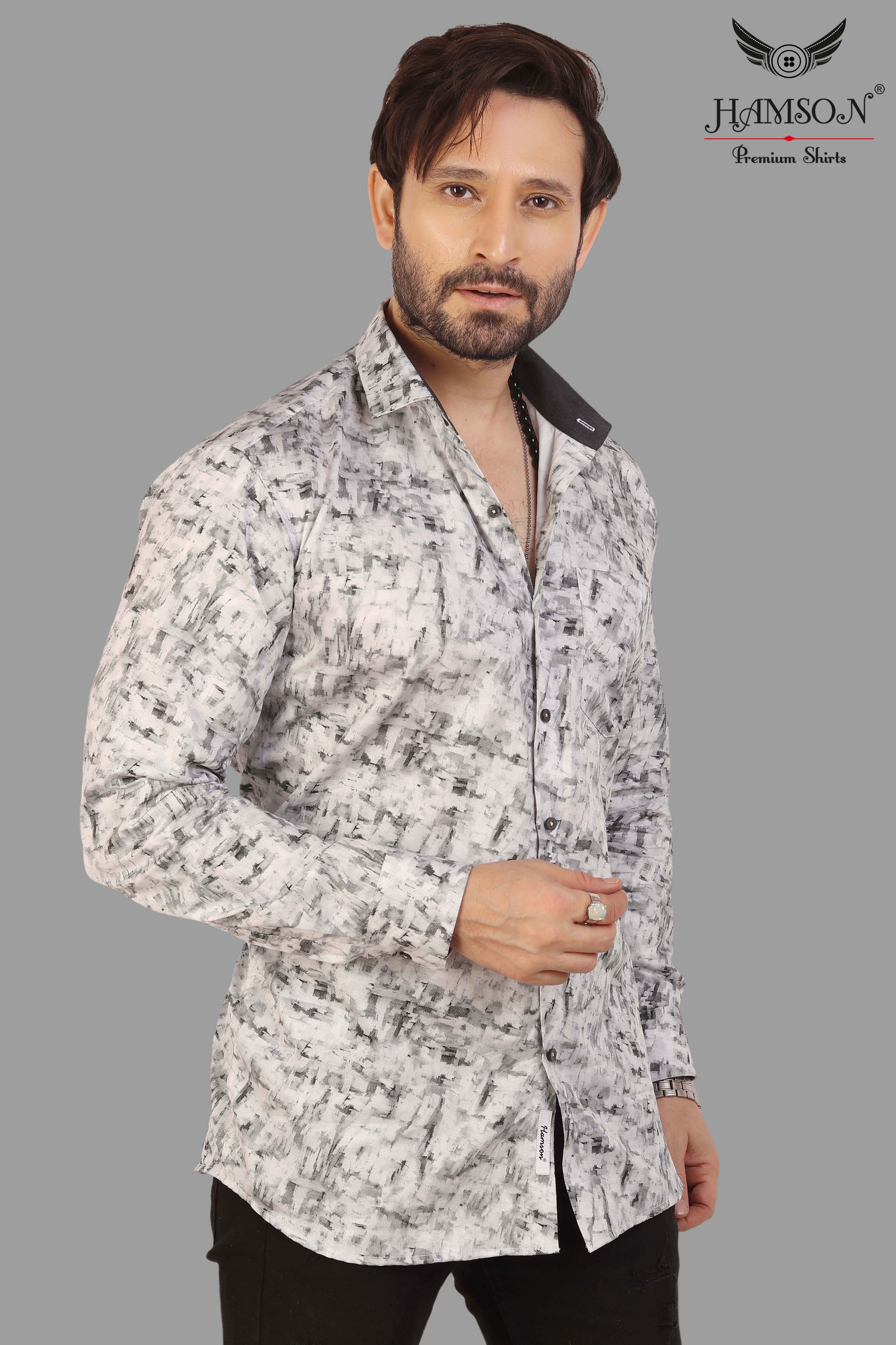 Mens Satin Cotton Shirts Lily 47 C Collar Style: Standard