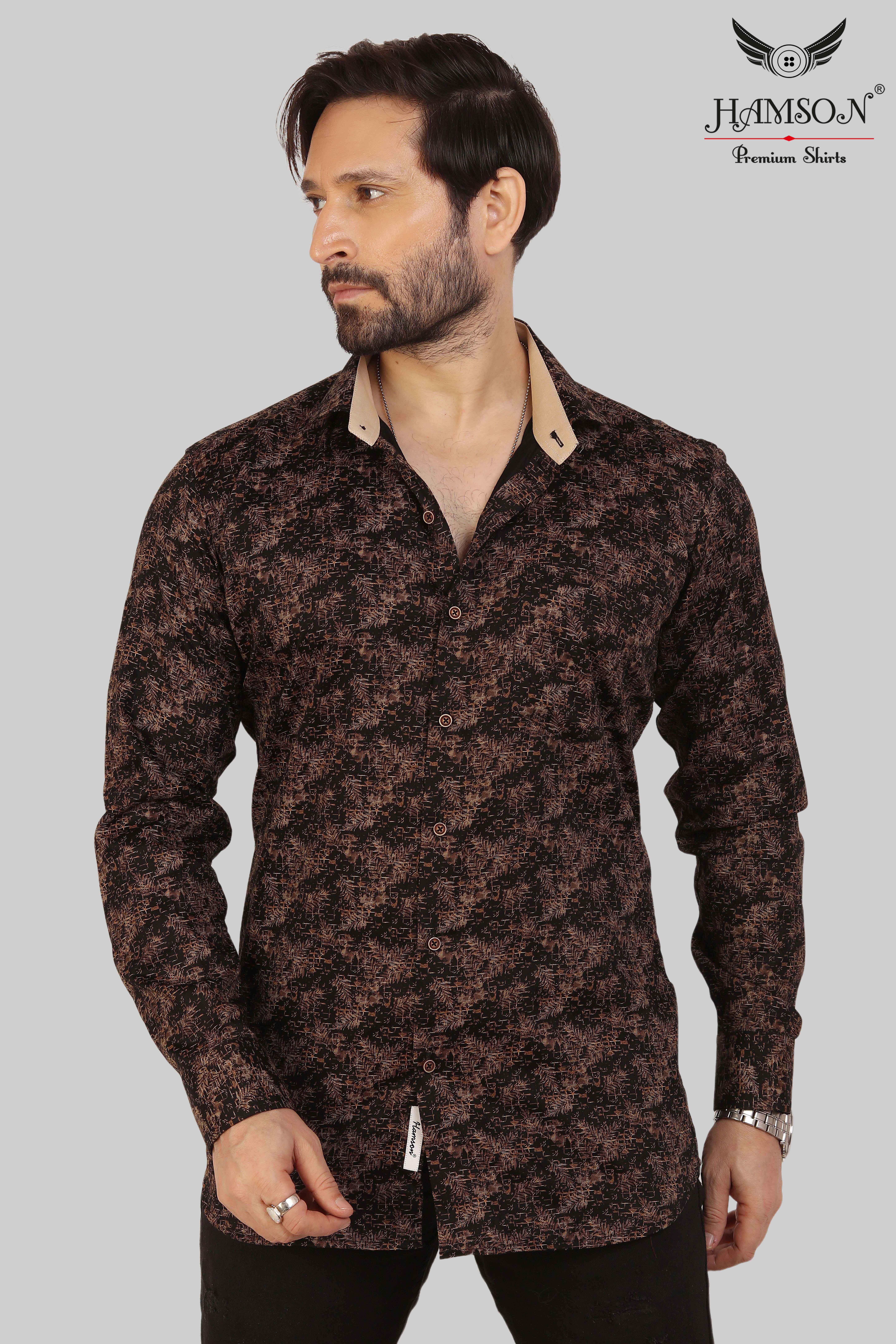 Mens Satin Cotton Shirts Lily 50 C