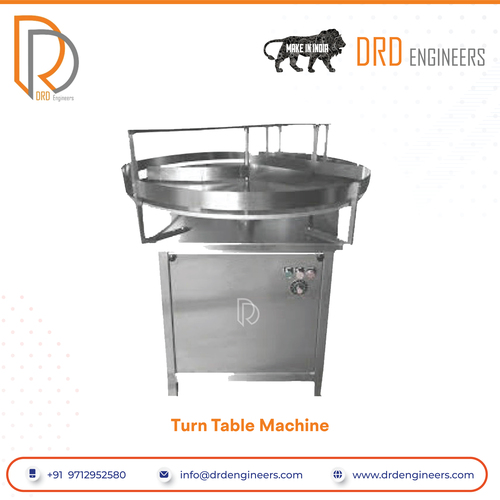 Turn Table Machine - CNC Technology, Electric Power Source | Automatic Operation for Precision Engineering