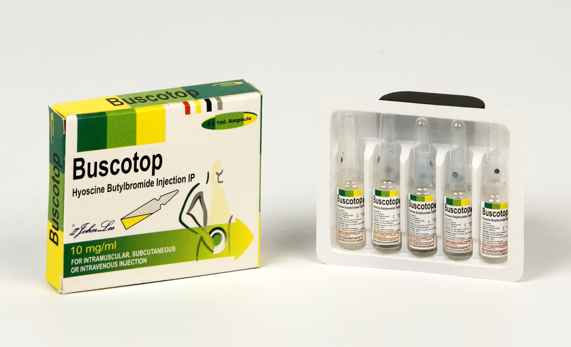 Hyoscine Butylbromide Injection - 1000 Pieces | General Medicine For Acute Spasm Relief, Diagnostic Procedure Support