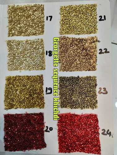 Georgette Sequence Khichdi - Attributes: Shinny