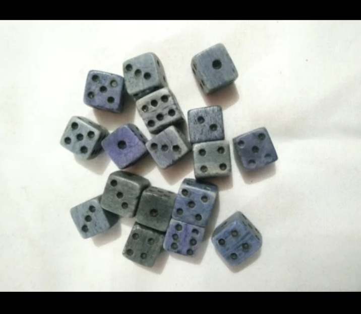 Bone Ludo Dice - Bone Material, Different Sizes Available | Commercial Usage With Classic Design For Engaging Gameplay