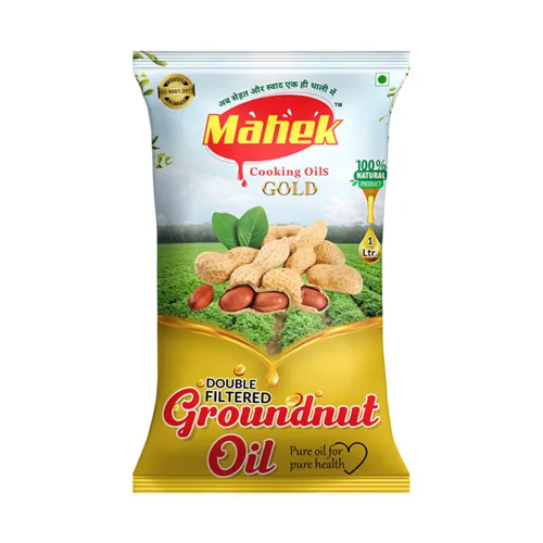 1 लीटर डबल फ़िल्टर्ड मूंगफली के तेल की शुद्धता: उच्च