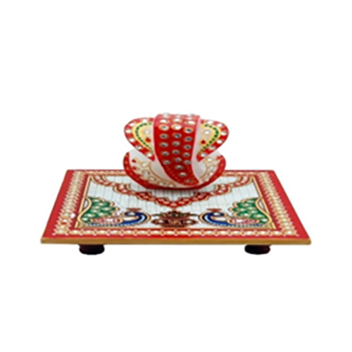 संगमरमर की चौकी गणेश को साफ करना आसान है