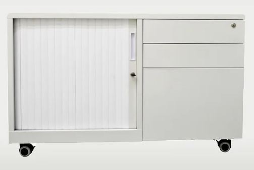 Office File Cabinet - Crca Steel, 105x64x47.2 Cm | Modern Design, Bond White Finish, Indian Style