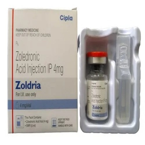 Zoldria Injection - Zoledronic Acid For Osteoporosis Treatment | Supports Bone Strength, Reduces Fracture Risk, Store Below 30â°c