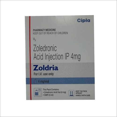 Zoldria Injection - Zoledronic Acid For Osteoporosis Treatment | Supports Bone Strength, Reduces Fracture Risk, Store Below 30â°c