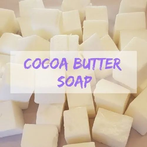 Cocoa Butter Soap - 50g Size, White Color | Moisturizing For Marks, Blemishes, Scars, And Stretch Marks
