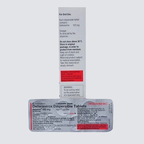 Deferasirox Tablet Store Below 30a C