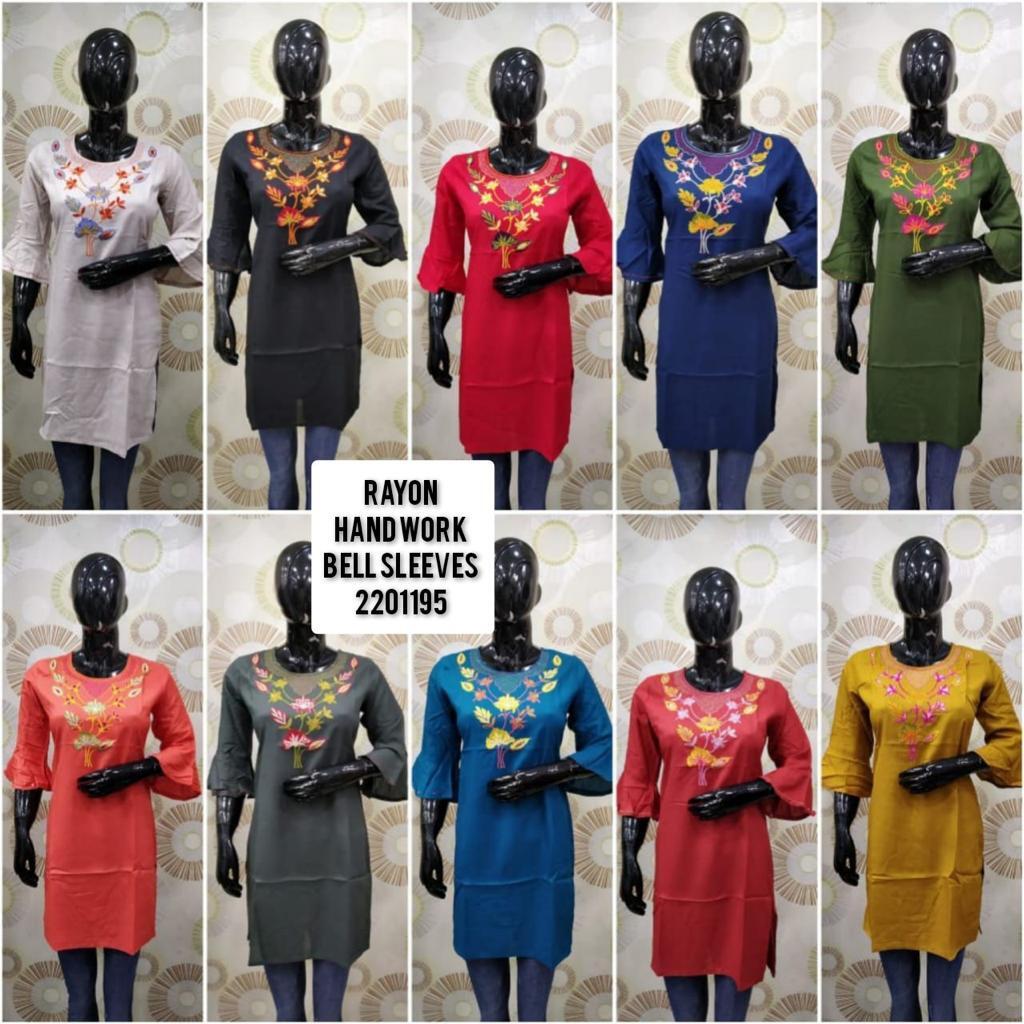 Mix Rayon Short Kurti