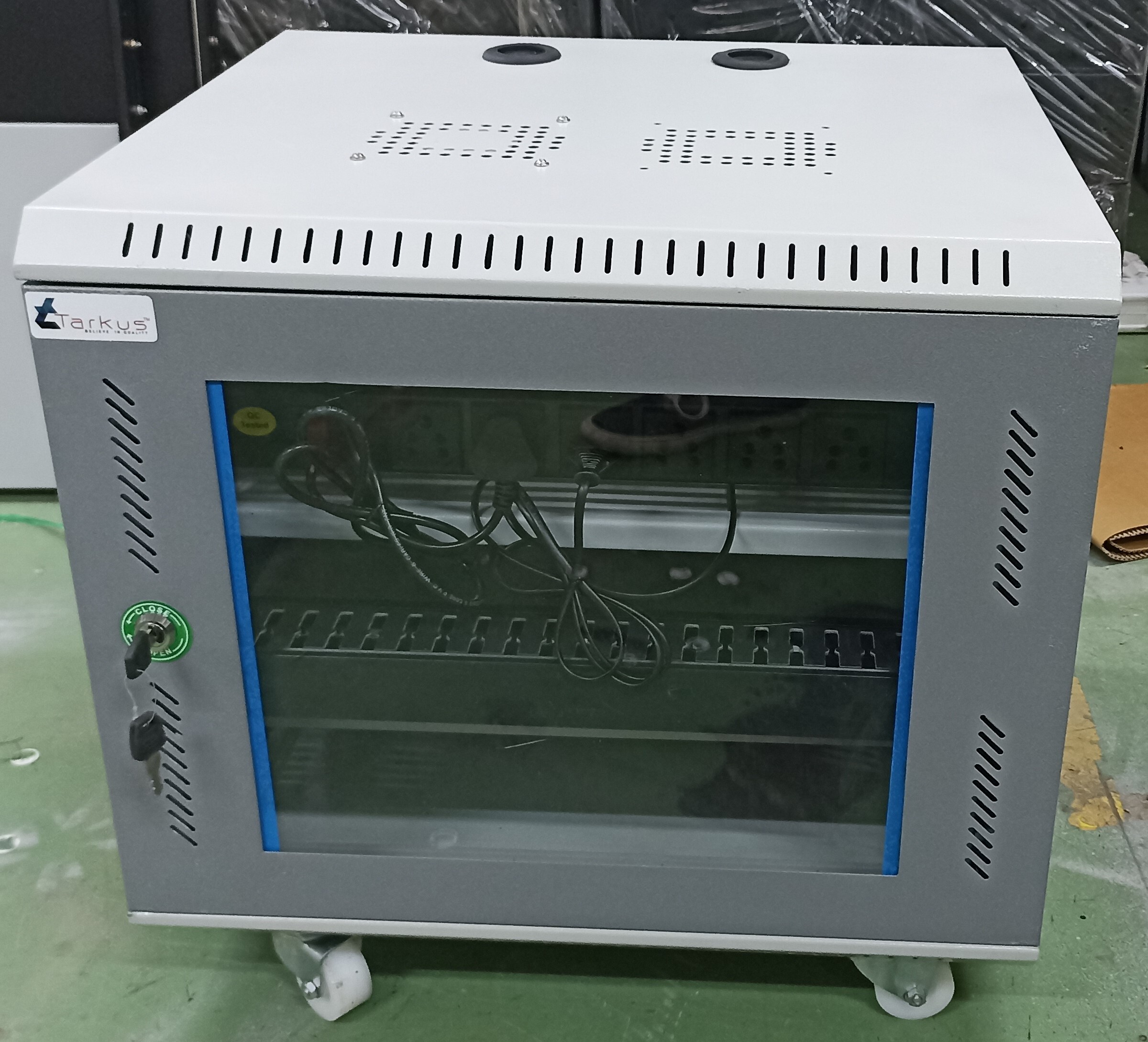 Floor Standing 9u Networking Rack - Material: Iron