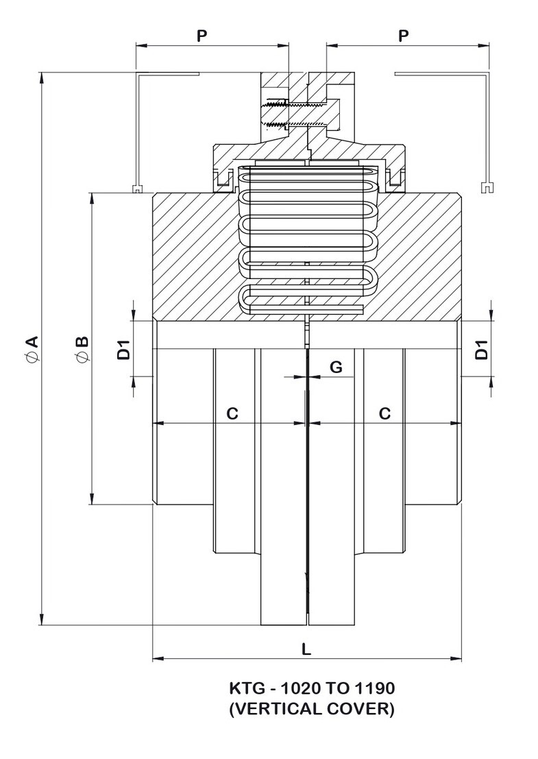 Resilient Taper Grid Coupling - Color: Black