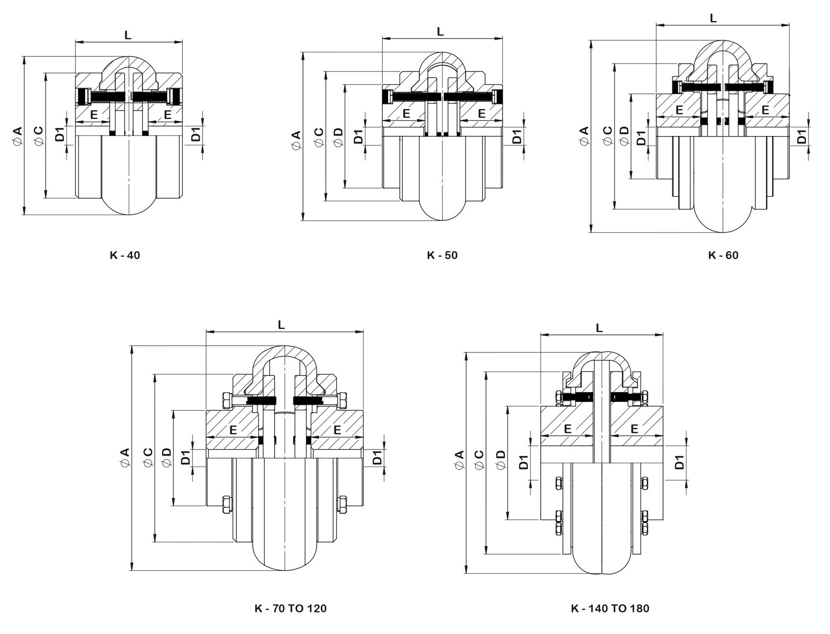 Tyre Coupling - Color: Black