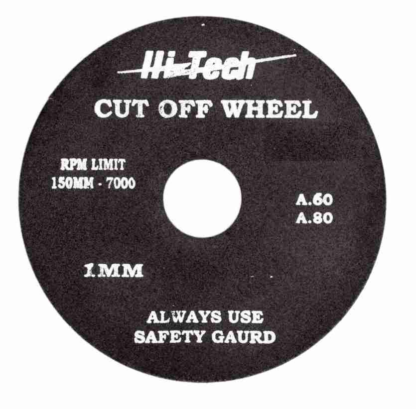 Plain Cut Off Wheel - Aluminium Oxide, 200mmx1mmx31.75mm, Brown | Designed For Ss Plate, Rod, Clutch Wire, And Pistol Cutting