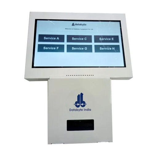 Wall Mounted Touch Screen Kiosk For Qms Application: Hospital