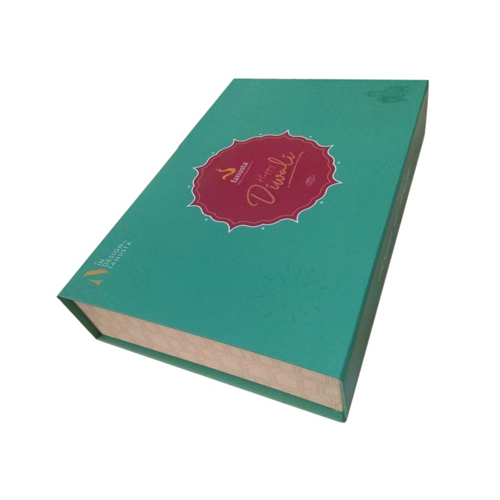 ग्रीन गिफ्ट पेपर पैकेजिंग बॉक्स