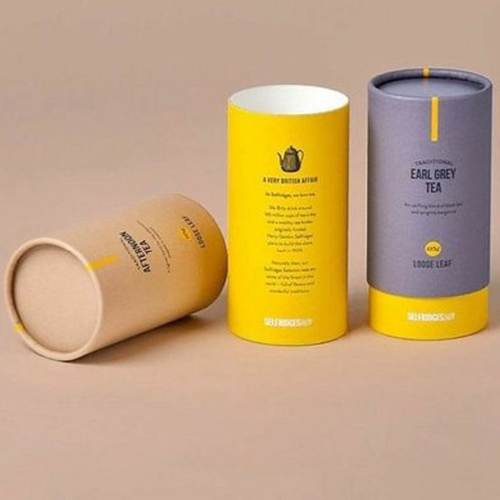 Tea Paper Paper Tube Box Size: Customised