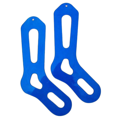 ब्लू प्लास्टिक सॉक ब्लॉकर्स