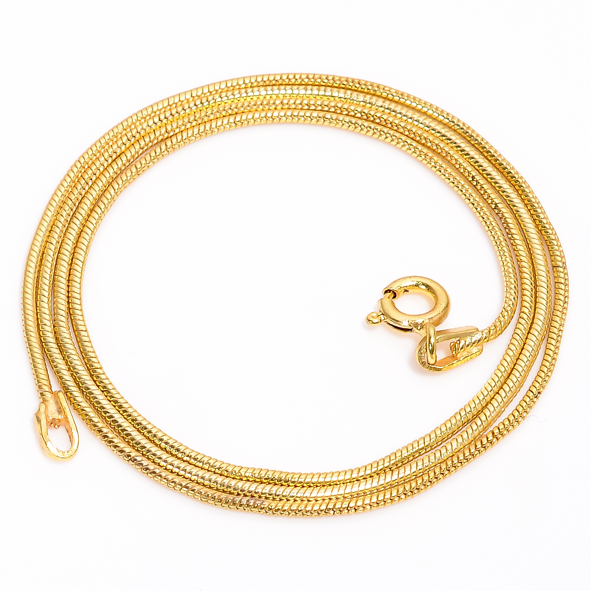 925 Sterling Silver Gold Plated Box Chain Necklace Girls Fashion Chain Necklace Supplier