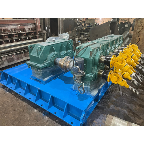 4 Hi Leveler Machine - Steel Fabricated, 2500x14 Mm Size | Automatic, Motorized Work Roll & Back Up Roll Setting, Blue Color