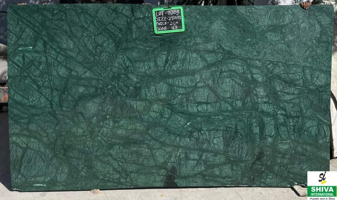 Forest Green Marble - 20mm Thick, Various Sizes | Durable, Elegant, Luxurious, Natural, Versatile, Polished Finish