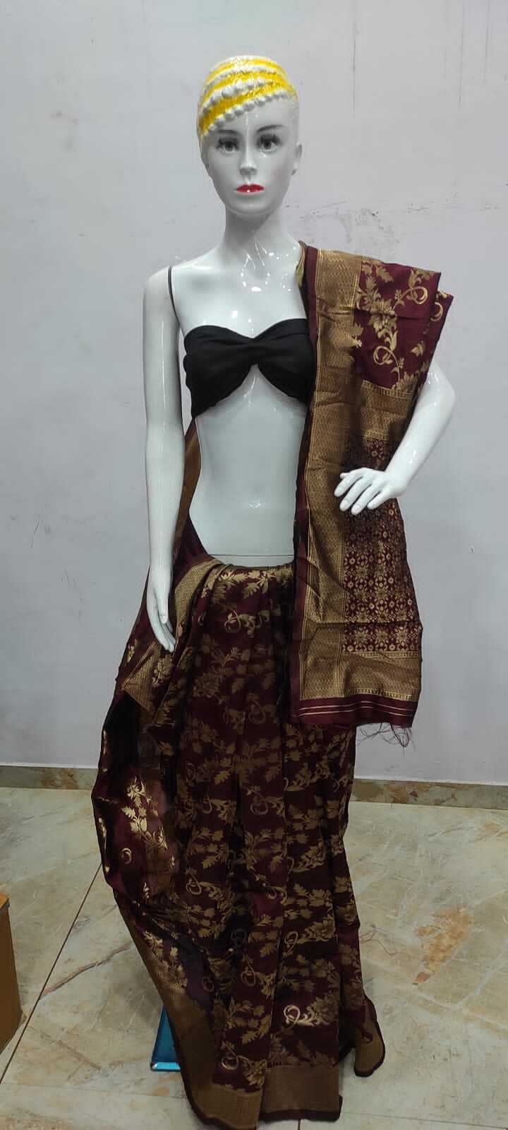 Donation Purpose Saree - Cotton Blend Printed Design Trendy Ethnic Dress Type | Breathable Washable No Fade
