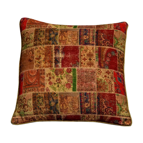 ब्राउन डिजिटल प्रिंटेड डिज़ाइनर इंग्लिश कुशन कवर