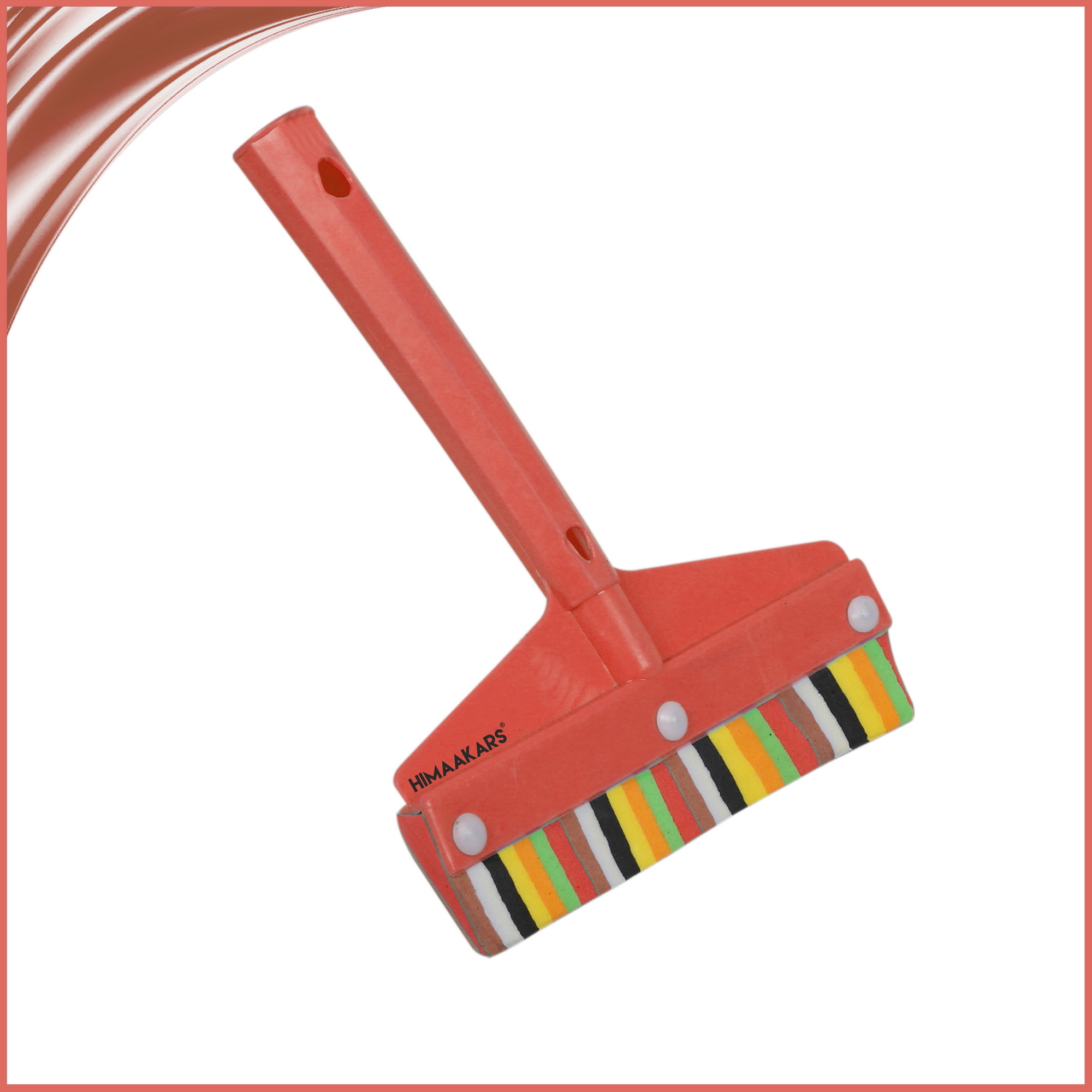 Fastclean Splash Kitchen Wiper - Strong Virgin Plastic Material, Soft Rubber For Long Life | Available In Blue, Red, Yellow Colors, 5-year Shelf Life