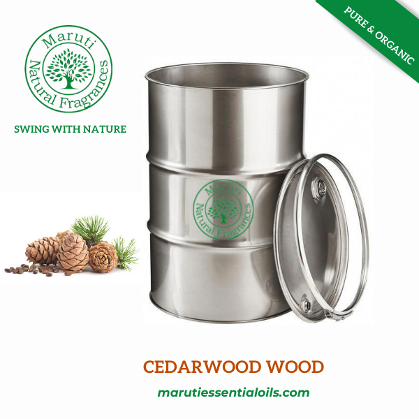 Cedarwood Oil - 100% Pure Liquid Extract From Roots, Steam Distillation | Ideal For All Age Groups, Shelf Life 5 Years