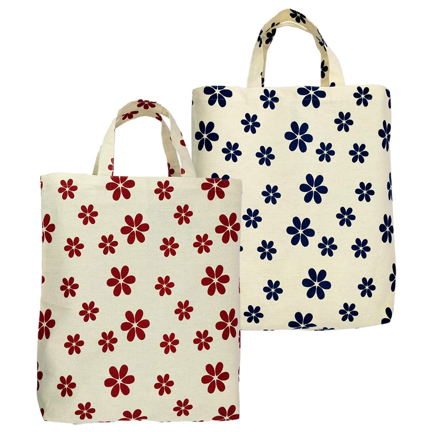 Fancy Bag In Coimbatore - Canvas Bag 14"x15"x3" | Natural Color, Zip Closure, 3 Kg Storage Capacity, Customized Design With Rongoli Print, Handle For Easy Carrying