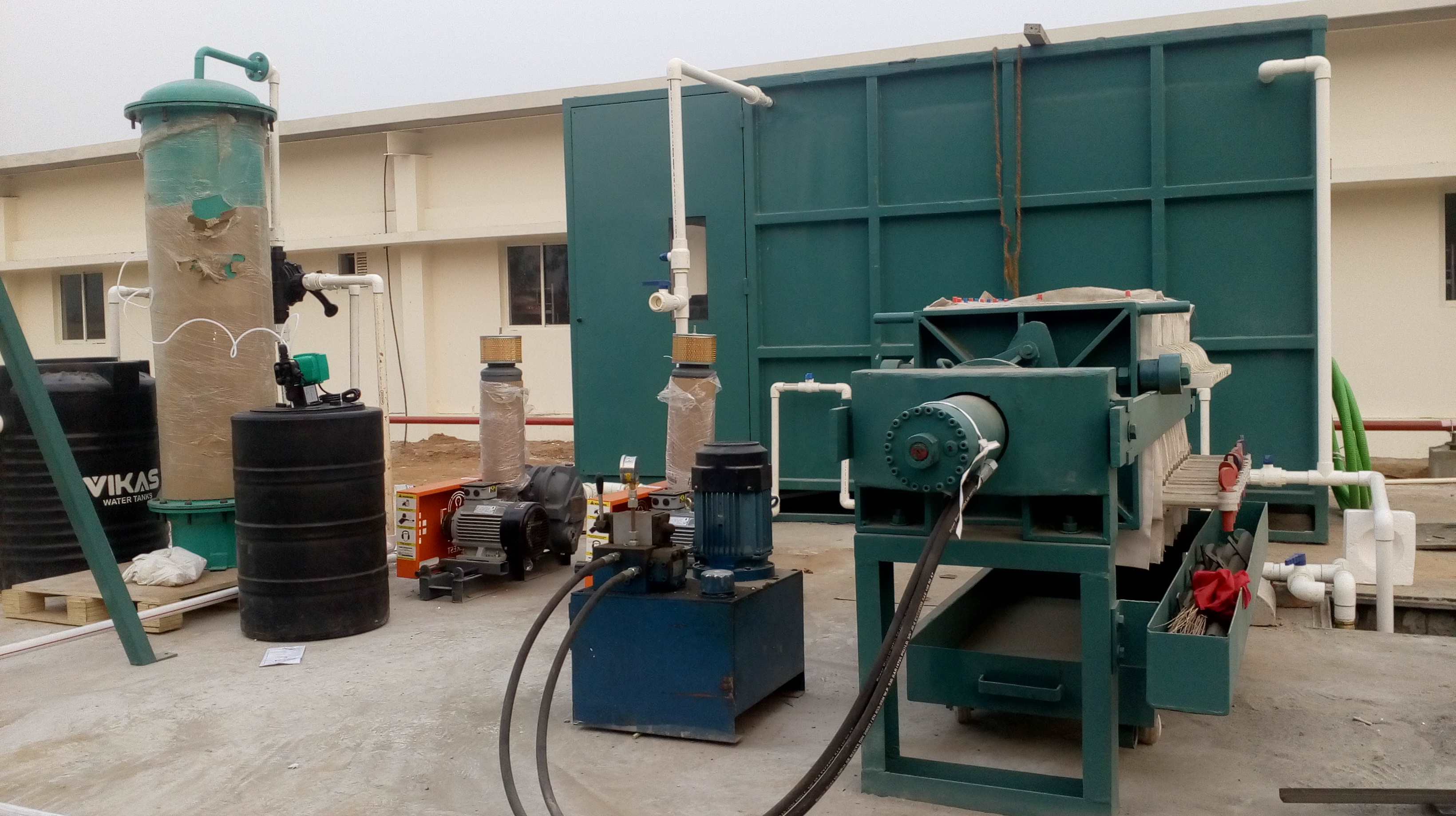Sewage Treatment Plant - Metal, Automatic Operation As Per Requirement | Electric Power Source, Industrial Application
