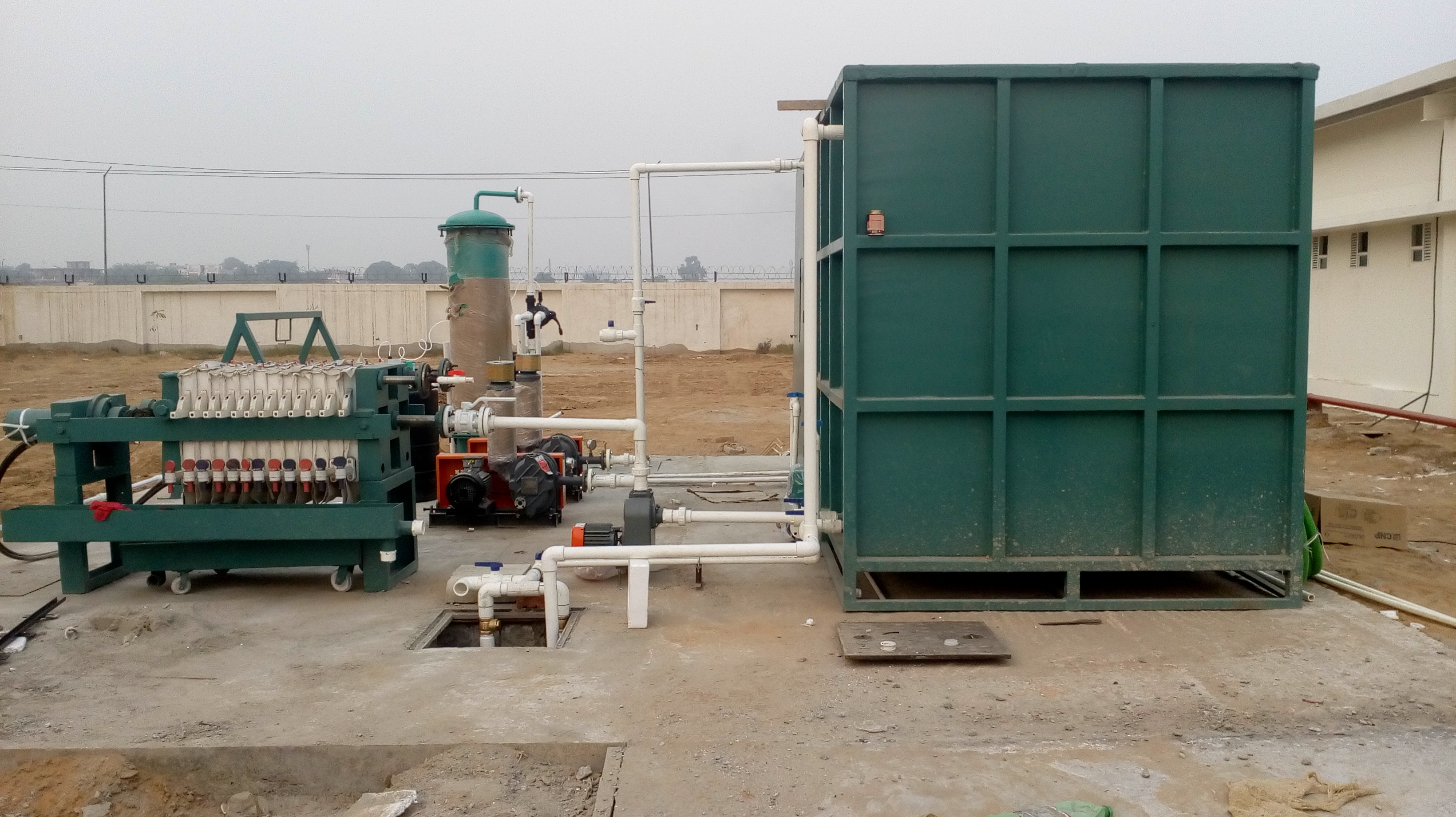 Sewage Treatment Plant - Metal, Automatic Operation As Per Requirement | Electric Power Source, Industrial Application
