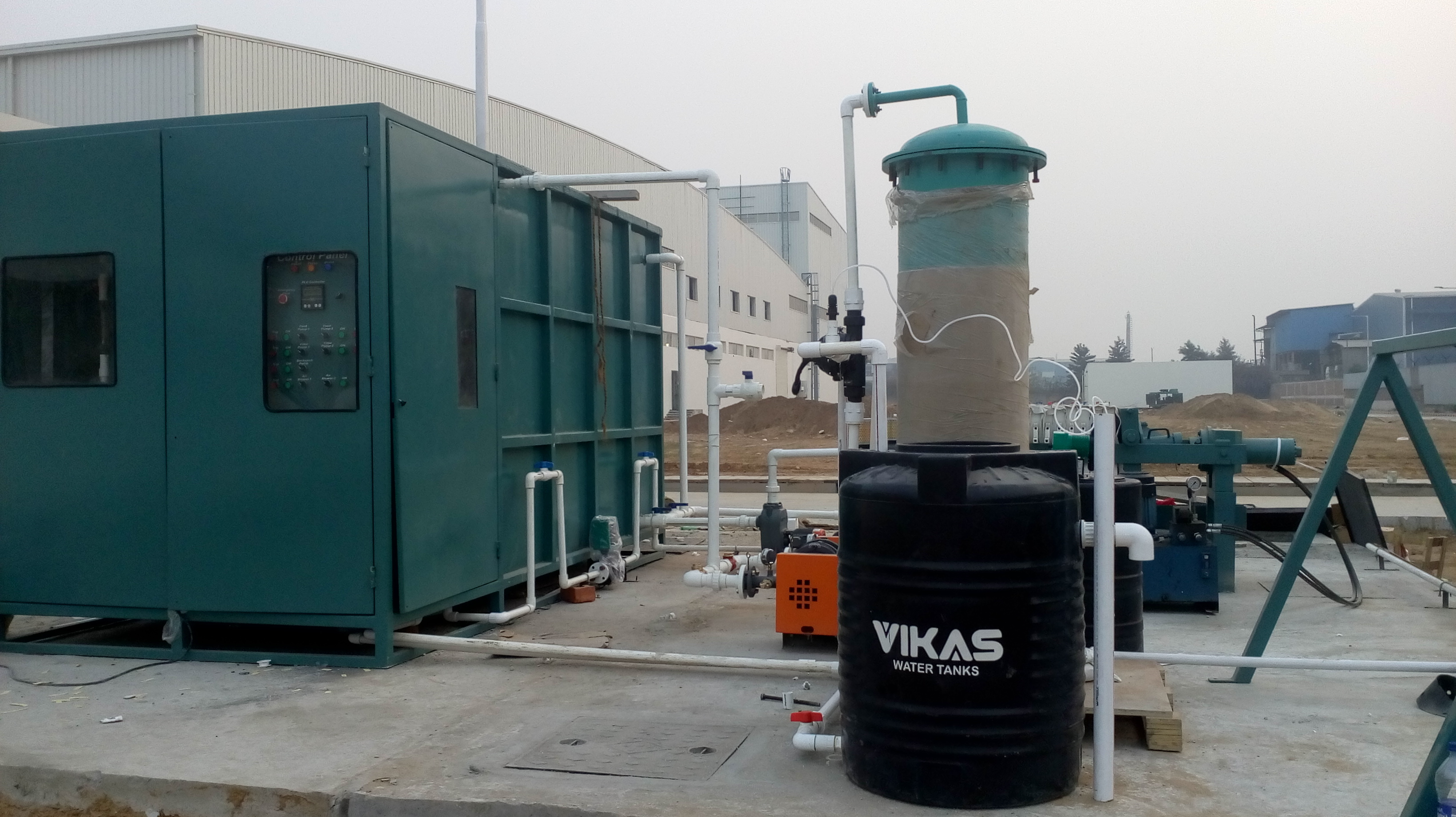 Sewage Treatment Plant - Metal, Automatic Operation As Per Requirement | Electric Power Source, Industrial Application