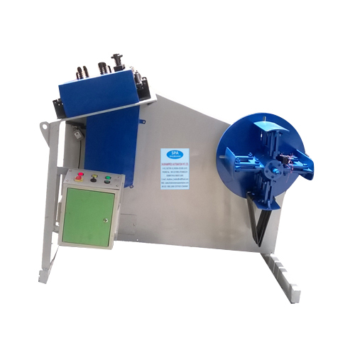 Semi Automatic 2 In 1 De-Coiler Cum Straightener Machine