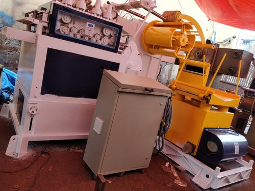 Semi Automatic 3 In 1 Servo Feeder Cum Straightener Machine