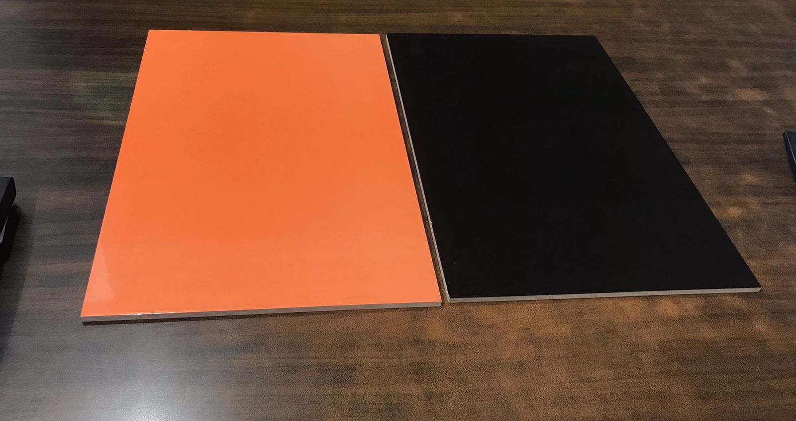 Ceramic Wall Tiles - 18" X 12" Rectangular Glazed Black Double Loading Tiles | Less Than 14% Water Absorption, 7mm Thickness