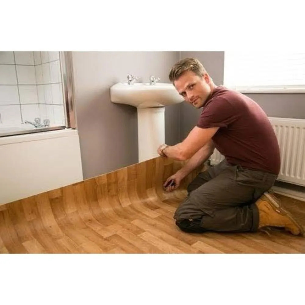 Brown Vinyl Flooring Thickness: 1.5 Millimeter (Mm)