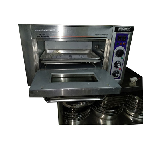 Electric Pizza Oven - Stainless Steel, Compact Countertop Design | Semi-automatic, Energy-efficient With Adjustable Temperature Controls