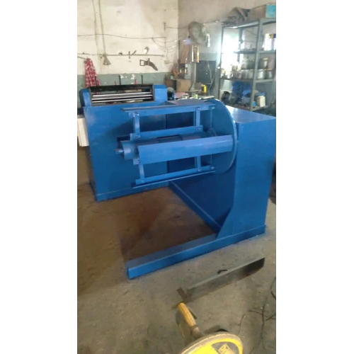1.5 Ton Hydraulic Decoiler For Industrial - Color: Blue