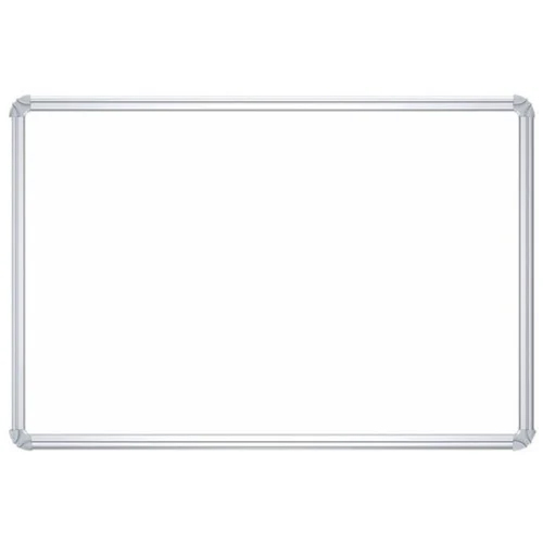 Melamine White Magnetic Marker Board - Durable Aluminium Frame, Available in Different Sizes | For School, Office, College - Rectangular Shape