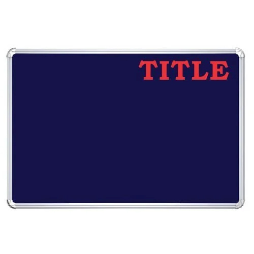 Fabric Pin Up Notice Boards - Velvet Cloth Surface, Rectangular Shape, Red Color | Ideal For Homes, Offices, Schools, Durable Aluminium Frame