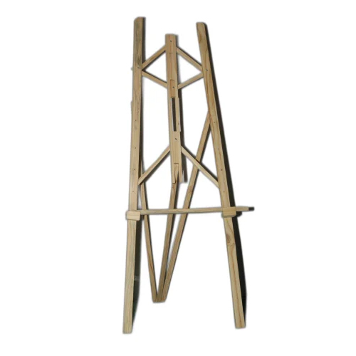 Brown Wooden Display Board Stand
