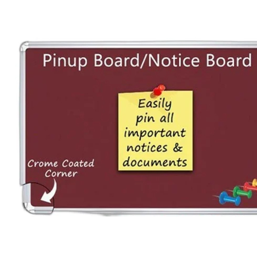 Modern Combination Board - Premium Aluminium, Customisable Size, Blue, Green, And Maroon Color | Versatile Writing Surface