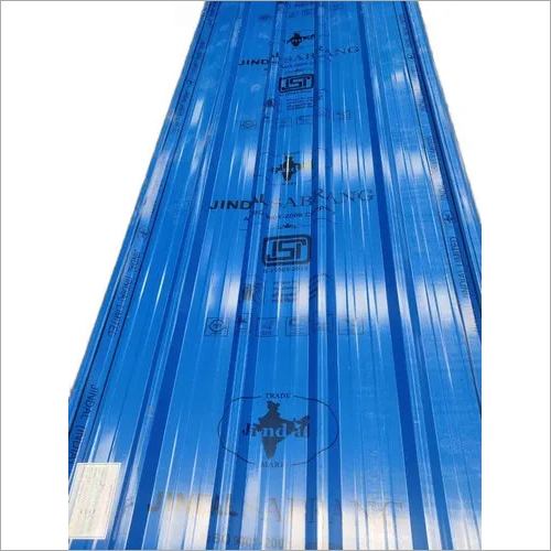 रेक्टेंगल जिंदल सबरंग ब्लू कलर कोटेड प्रोफाइल शीट