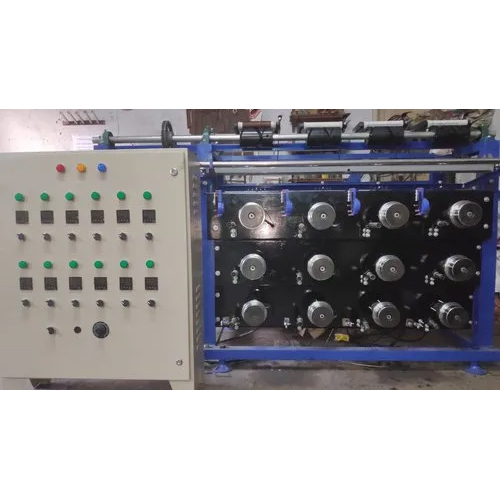 High Performance Draw Heat Set Winder Machine With Hmi Control Penal