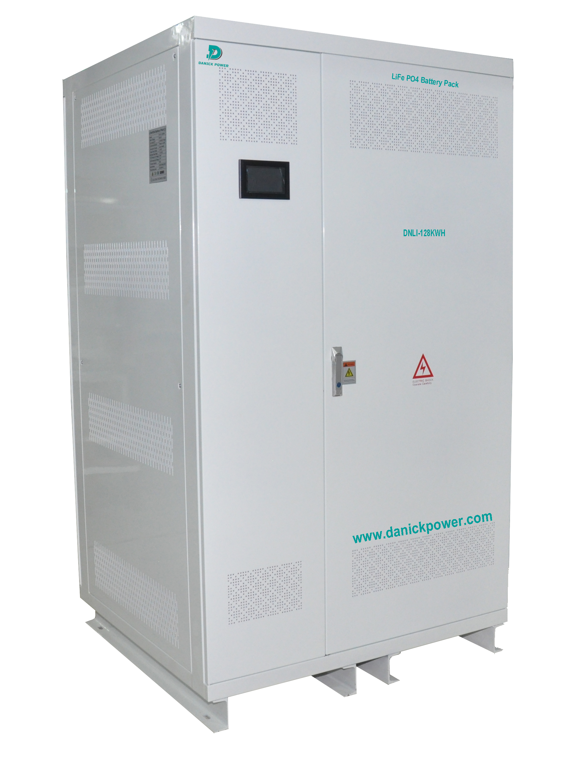 Customized 100kwh High Voltage Lifepo4 Lithium Ion Battery - 900x1100x1700mm, Sealed, White And Green, Built-in Mppt Solar Controller, Advanced Bms Management System, Over 3000 Cycles Life Span, Master-slave Mode Energy Storage System