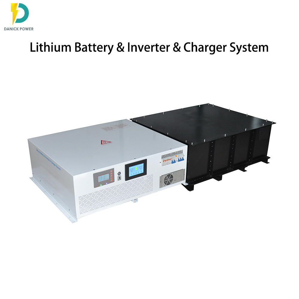 White And Green 120v / 240v Usa Split Phase Ac Output Power Inverter - Ac Charger - Mppt Charge Controller - High Voltage Li-ion Battery System Ess